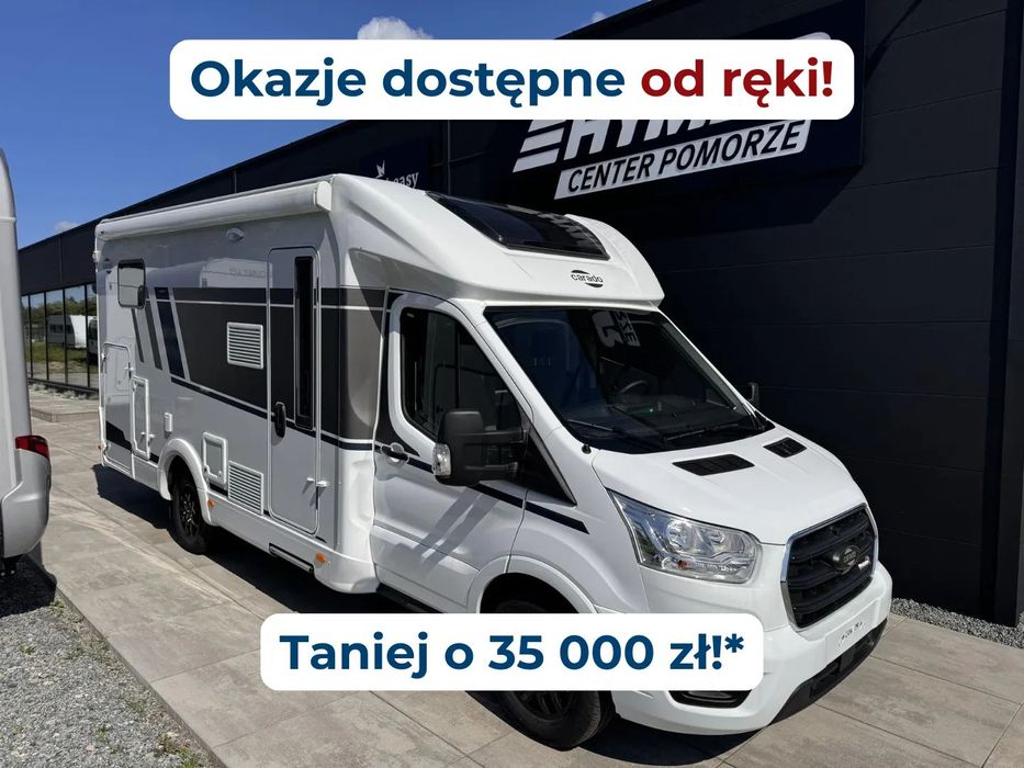 Carado T338 Edition24  - NOWY, 4OS, DMC 3500kg, Hymer Center Pomorze, Zwinna półintegra