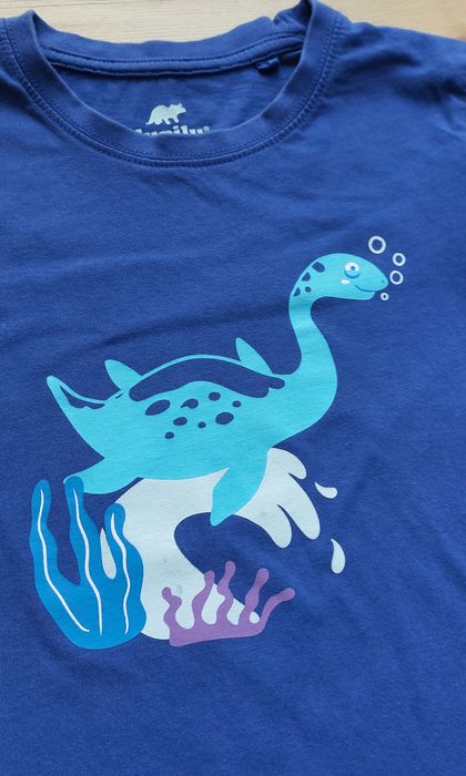 Koszulka bluzka 122/128 t-shirt dł rękaw
