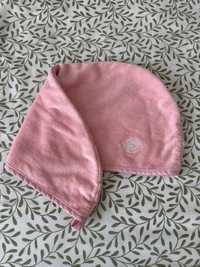 Różowy ręcznik do włosów turban akcesoria do włosów Bodyboom