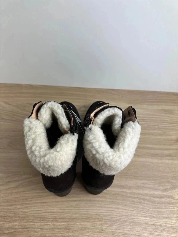 ORYGINALNE BUTY Buty botki na obcasie brązowe r. 36 Anna field