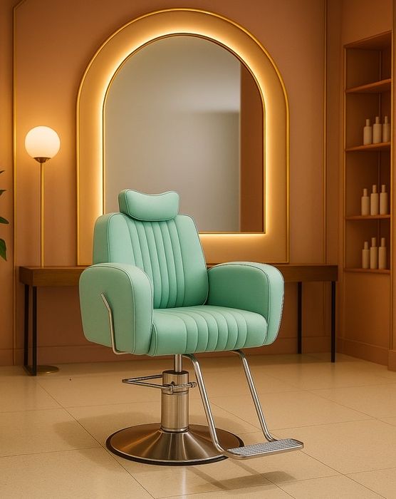 Cadeiras e rampas lavagem cebeleireiro