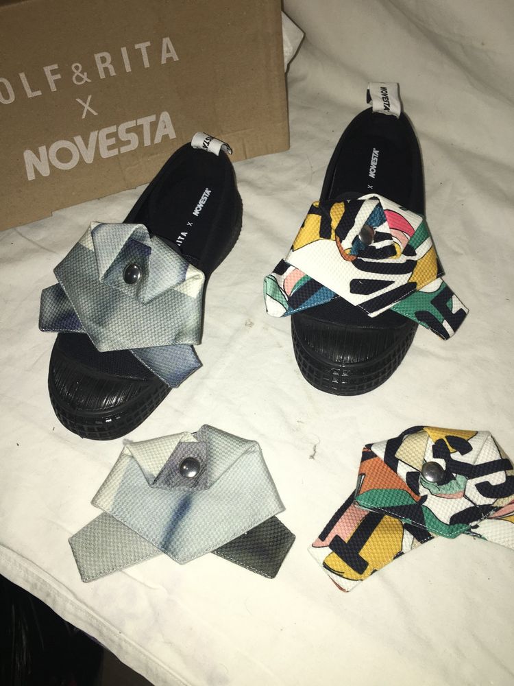 Ténis Novesta Slip On Bow Shoes - Wolf & Rita