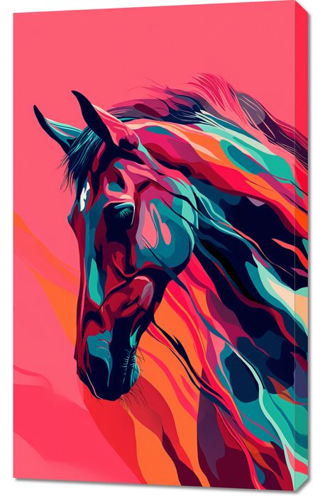 Obraz 60x100cm Wieje Wiatr w Grzywie