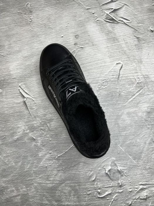 Зимние кроссовки -20° мех армани