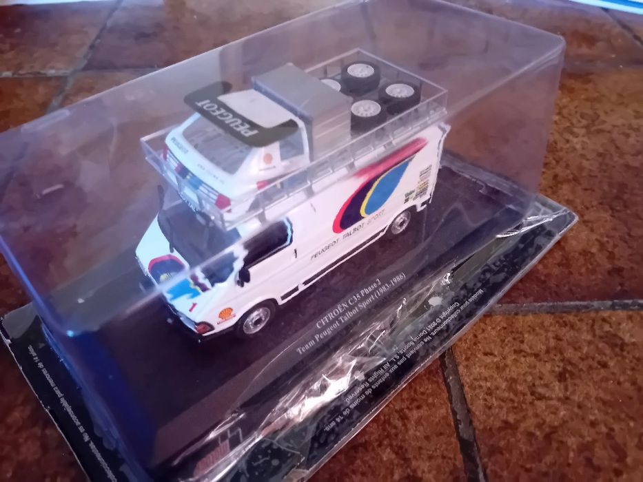 Miniatura Citroën C35 Phase 2, assistência rally