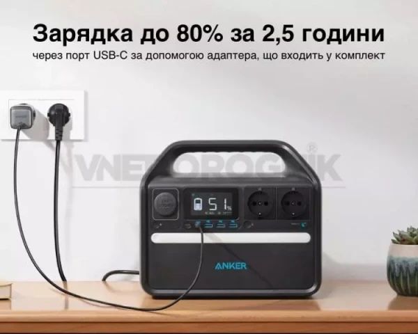 Anker 535 PowerHous 512Wh зарядная электро станция