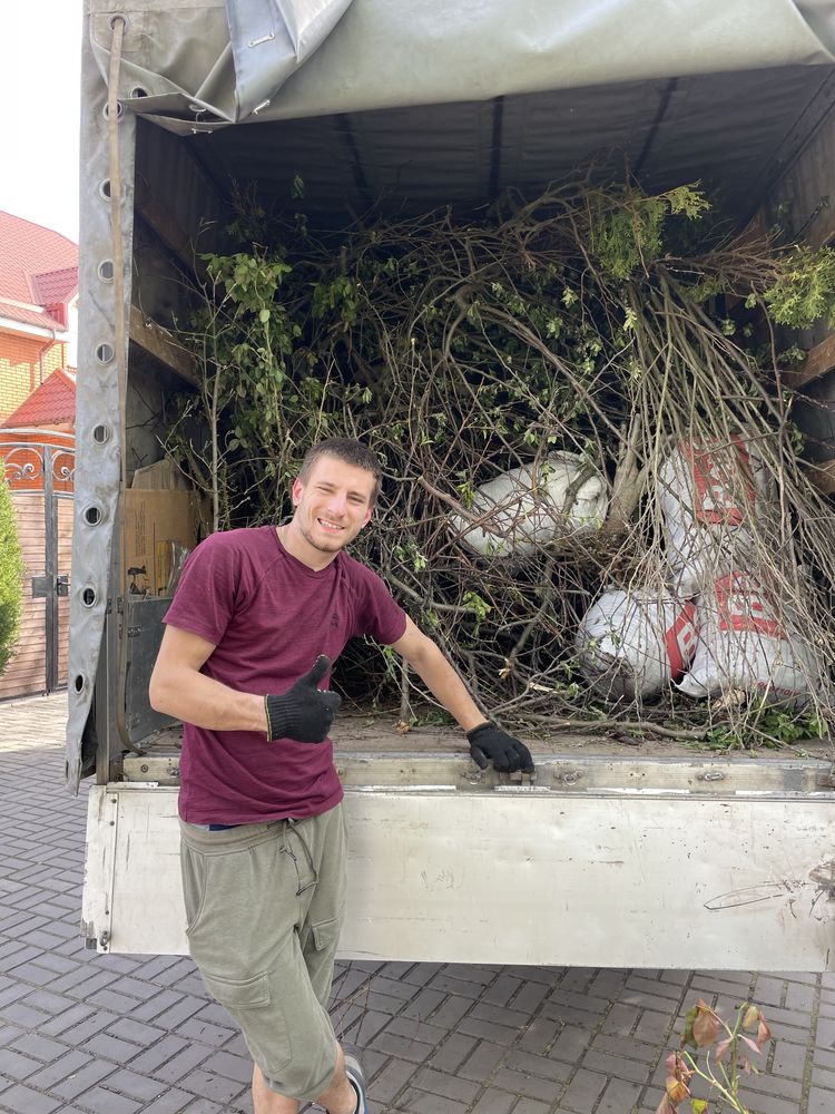 Вывоз строительного мусора. Услуги грузчиков. Авто Man