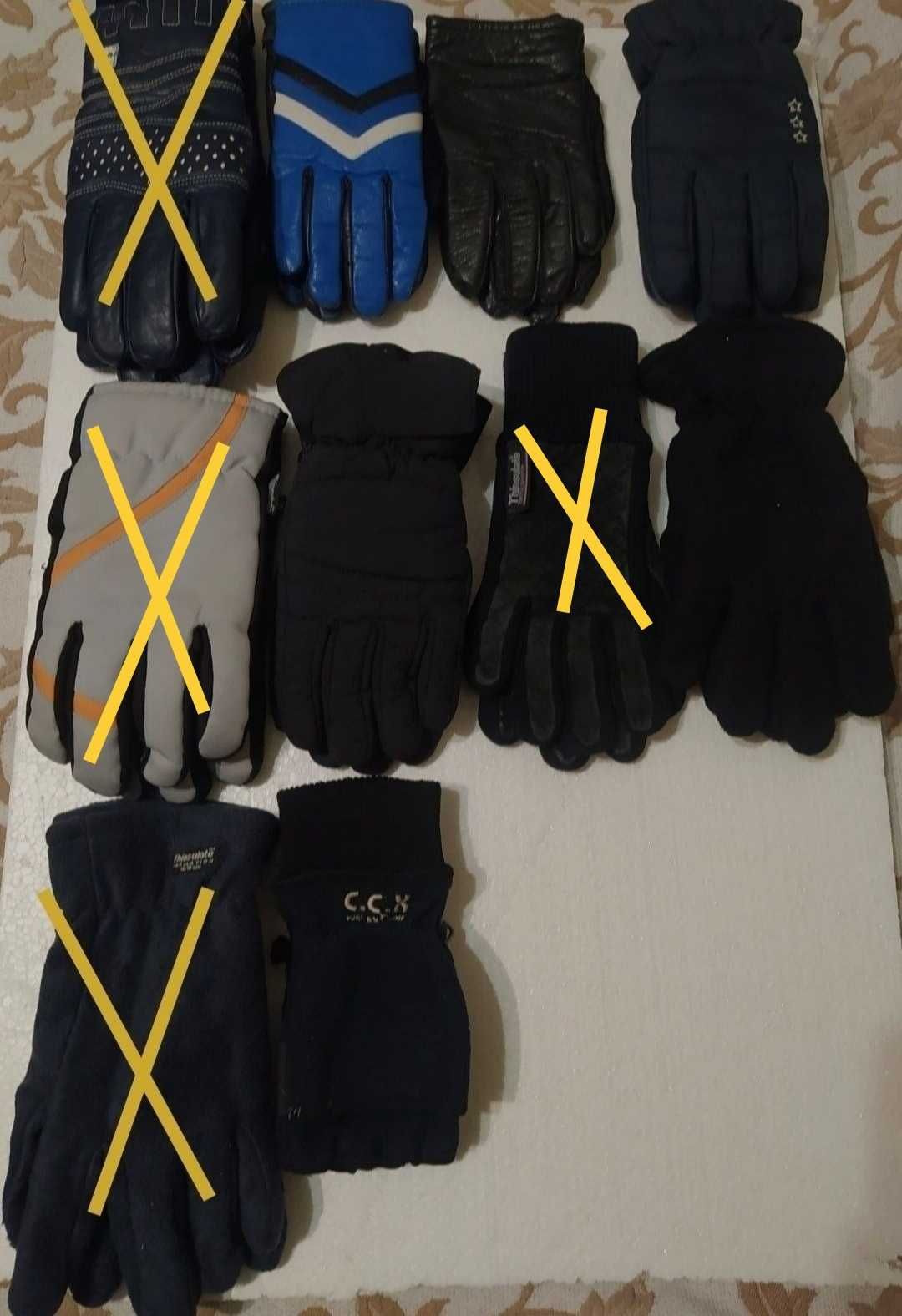 Перчатки,рукавицы горнолыжные,кожаные,спортивные.Thinsulate. Срочно