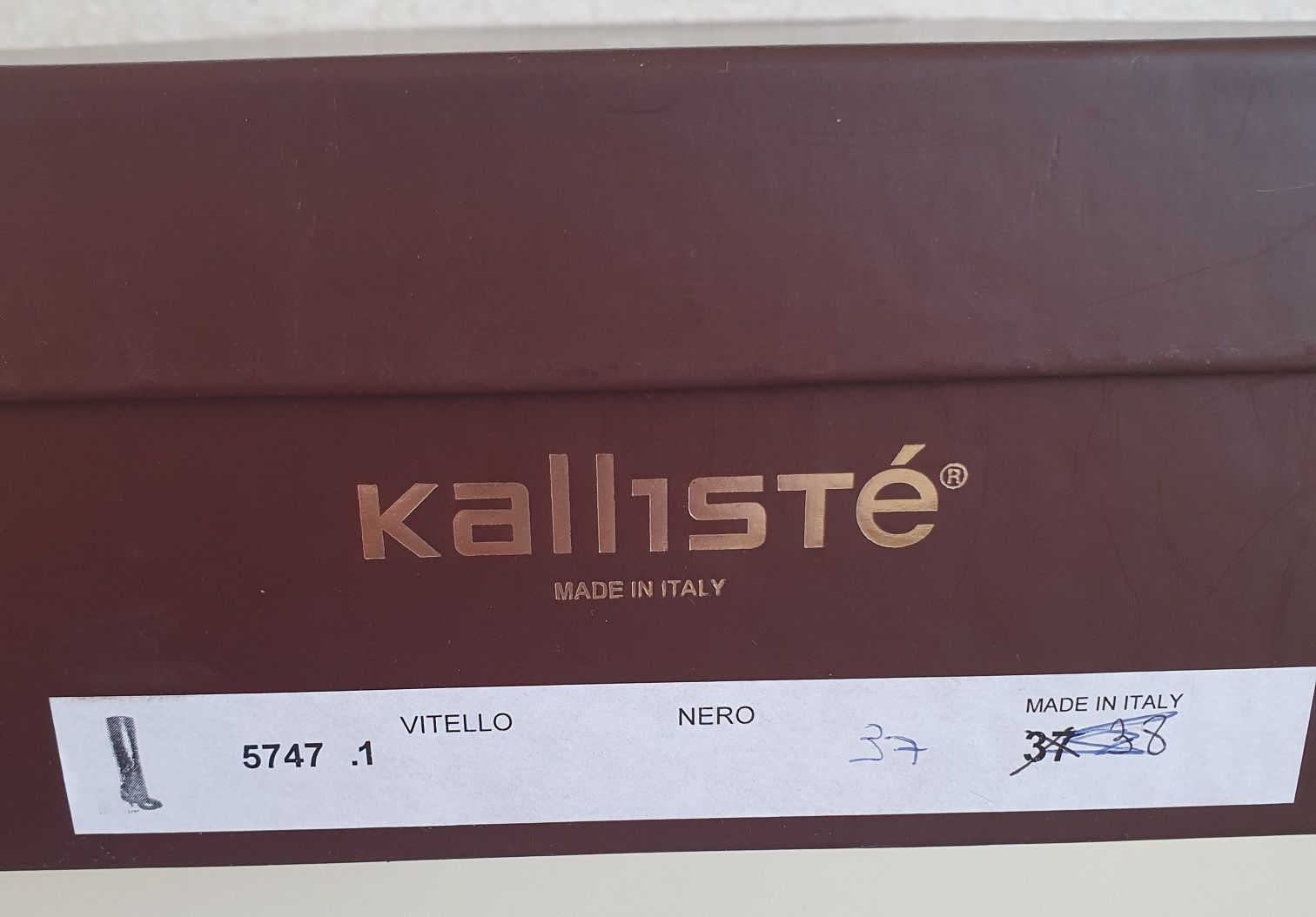 Шкіряні чоботи Kalliste, Італія. Кожаные сапоги,37р.