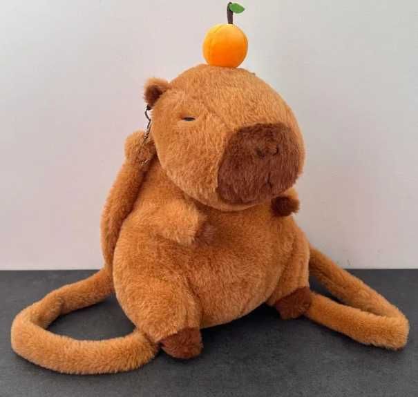 Капібара, Capybara.  М'який рюкзак-трансфомер. "Я мандарин". ЯКІСТЬ.