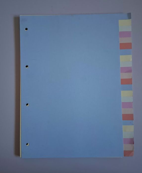 Separador com Divisórias A4 Cartolina - NOVO
Esselte