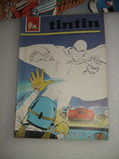 3 Antigas Revistas Tintin com MICHEL VAILLANT na Capa