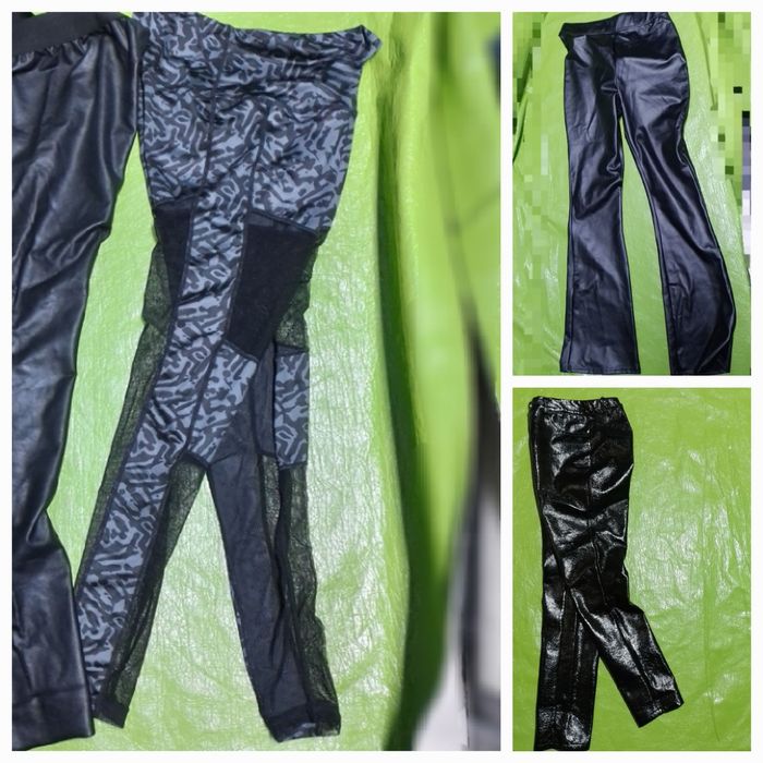 1=2Telly Weil штаны -MOM-брюки-легинцы .под кожуS-M