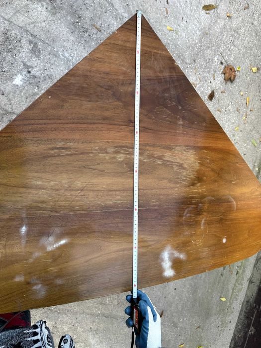 Drewnina szafka komoda narożna bufet vintage prl