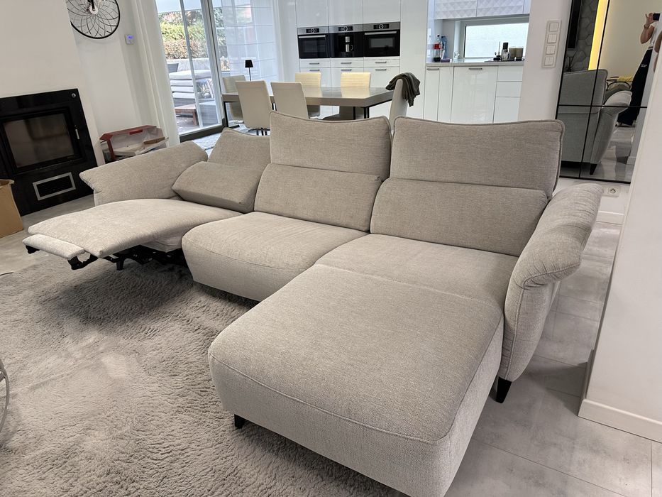 Kanapa narożnik Chellenger z funkcja relax