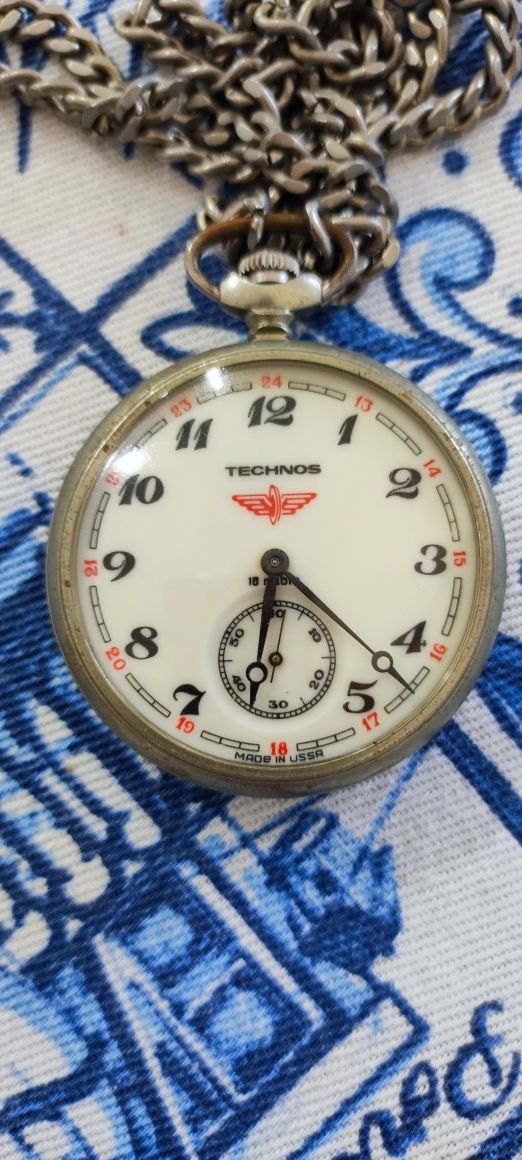 Relógio de Bolso Technos Made in USSR