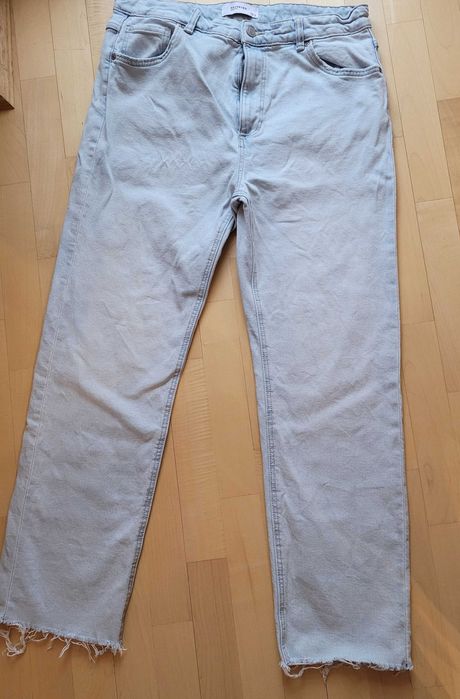Jeansy Reserved rozm. 44 jasnoniebieskie