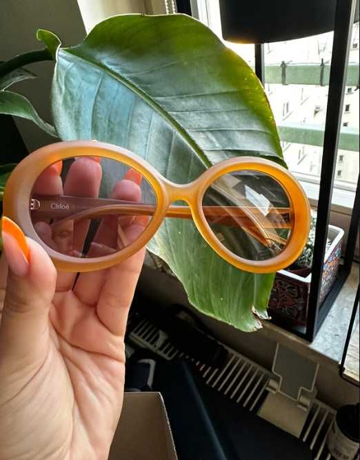 Nowe okulary przeciwsłoneczne Chloe styl retro