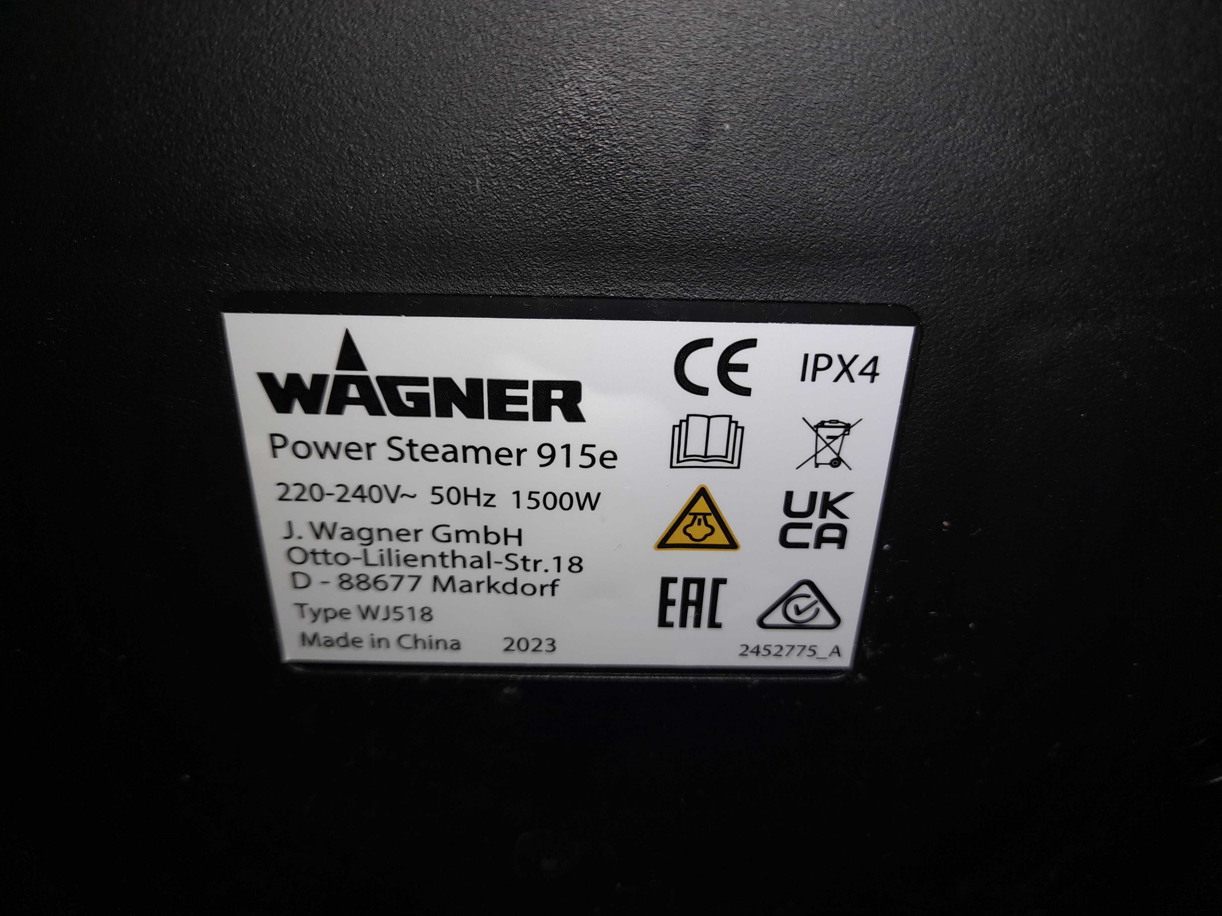 Odkurzacz parowy Wagner Power Steamer 915e
