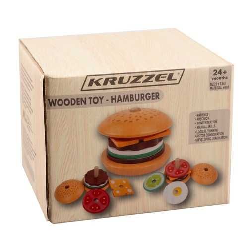Burger drewniany Kruzzel