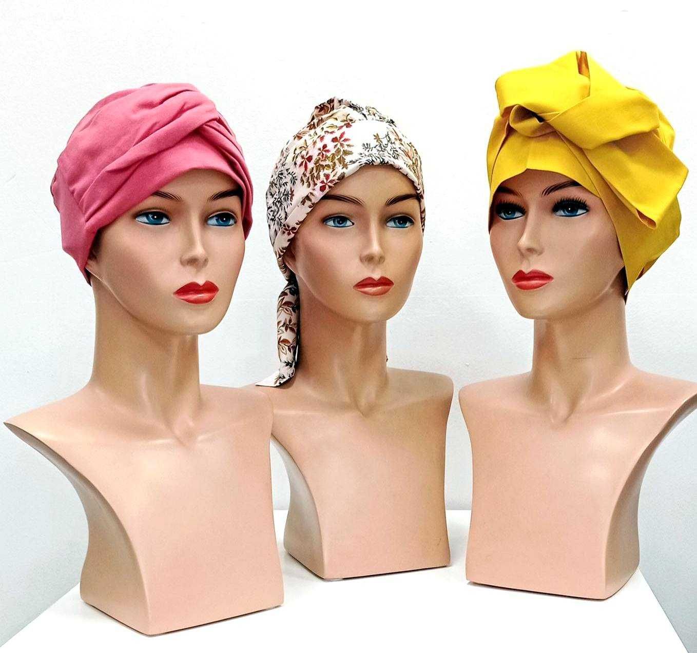 Turban z długim wiązaniem Końskie