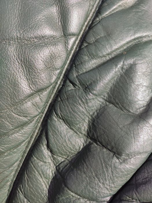 Sofa skórzana 3-osobowa+2 fotele+pufa- skóra naturalna! Okazja