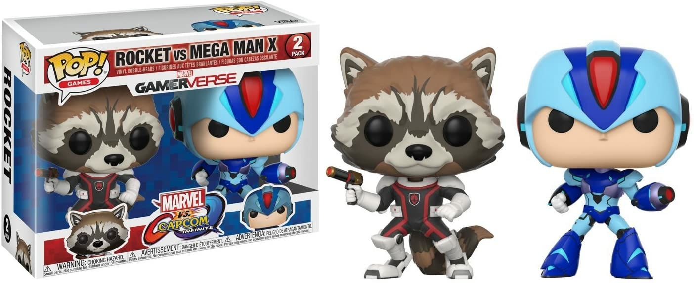 FUNKO POP rocket raccoon mega man x