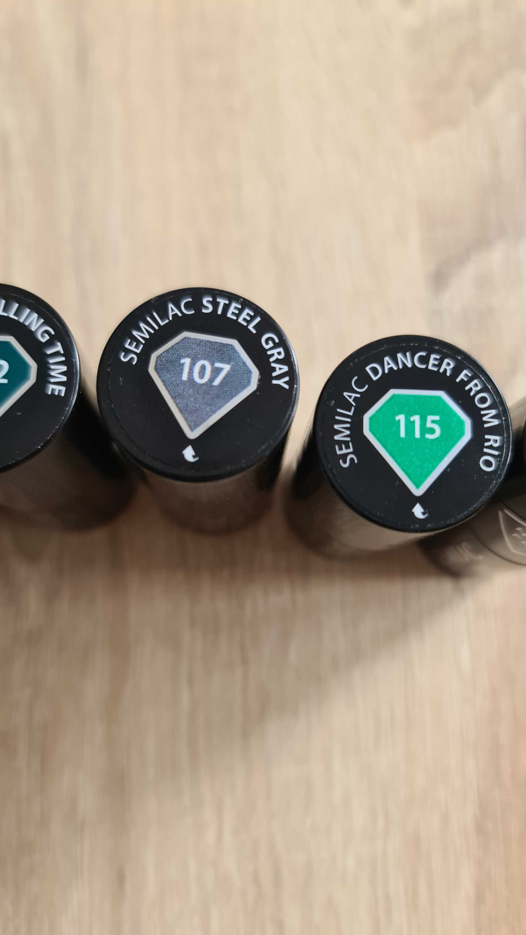 Lakiery semilac 526, 232, 115, 418