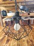 Lampa -druciak w kolorze czarnym