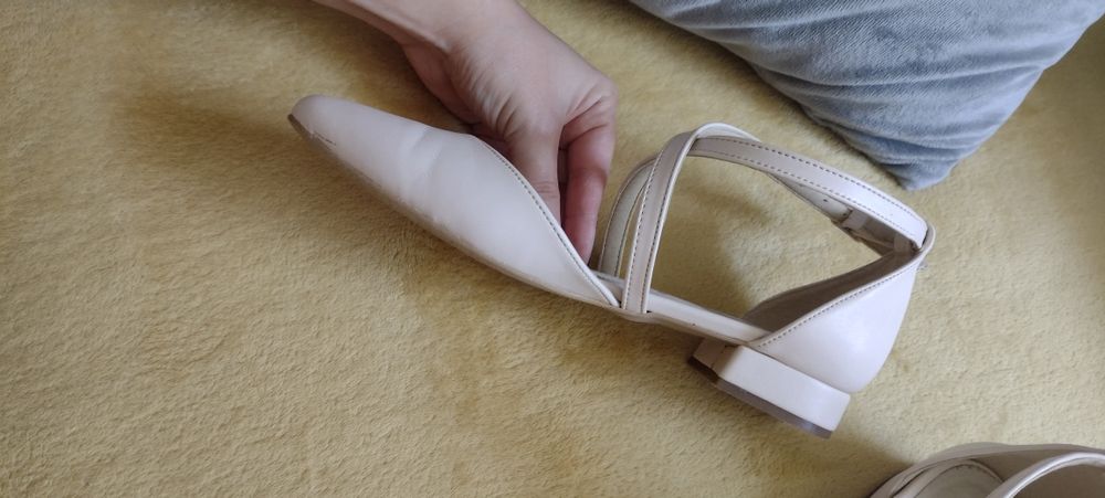 Buty ślubne 38 płaskie
