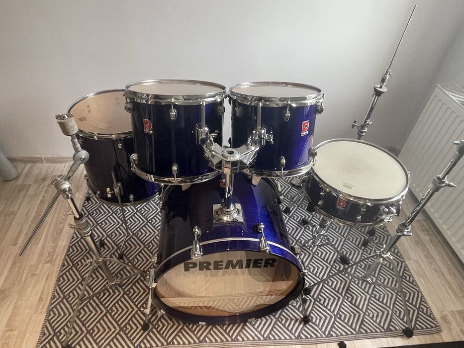 Perkusja Premier XPK Made in England!!! W komplecie werbel i statywy
