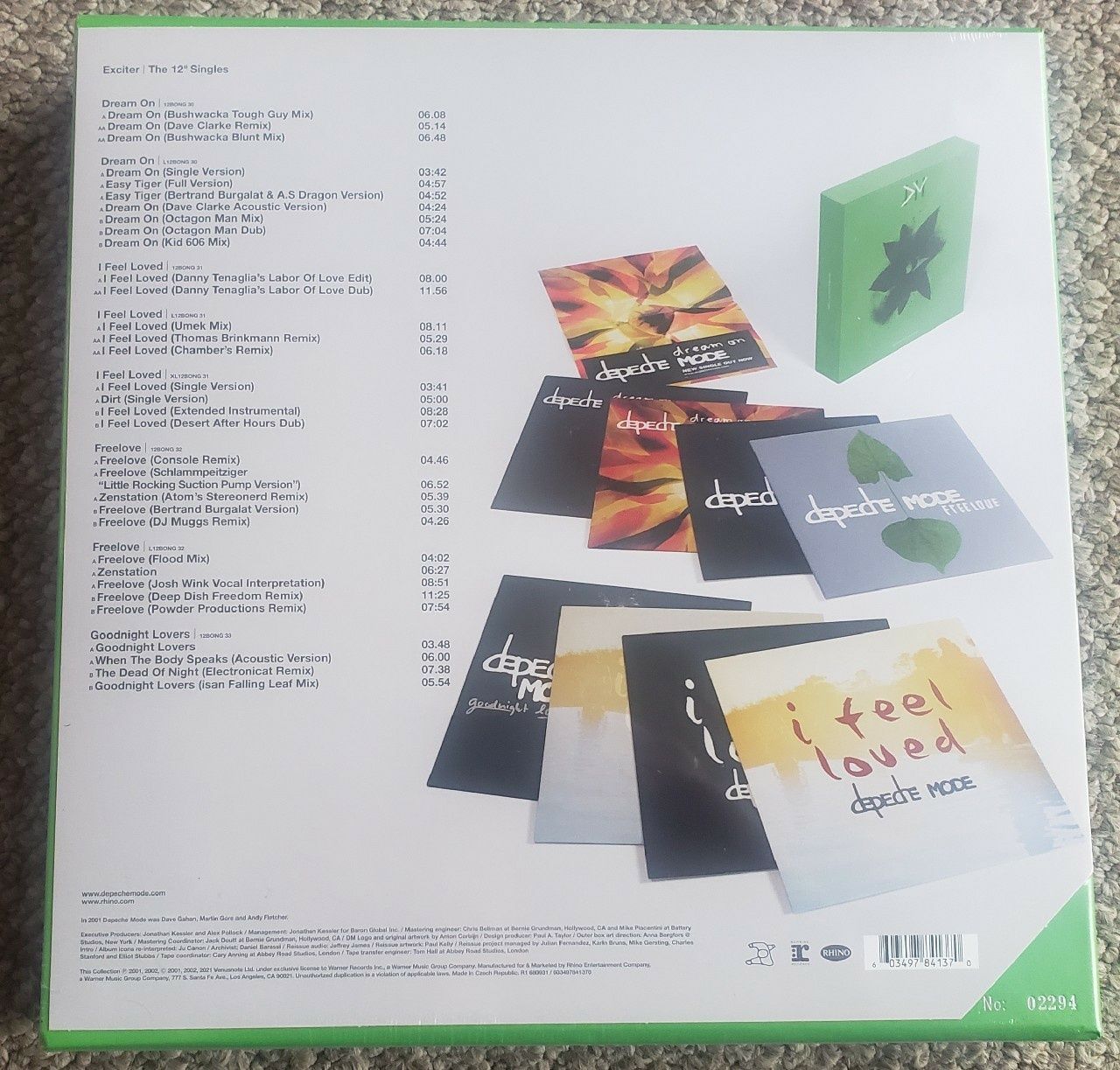Depeche Mode Exciter The 12" Singles Limited Edition USA Box Set