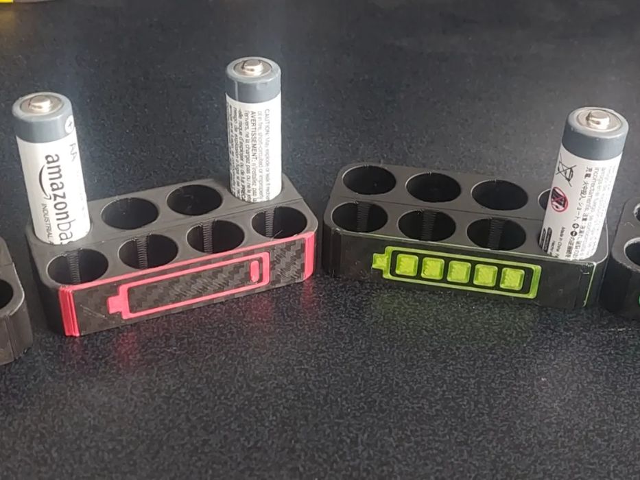 Suportes para Pilhas AA (Carregadas e Vazias)