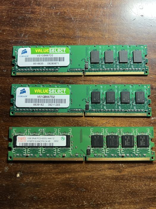 DDR2 PC2-5300 667MHz VS1GB667D2, PC2-4200U
