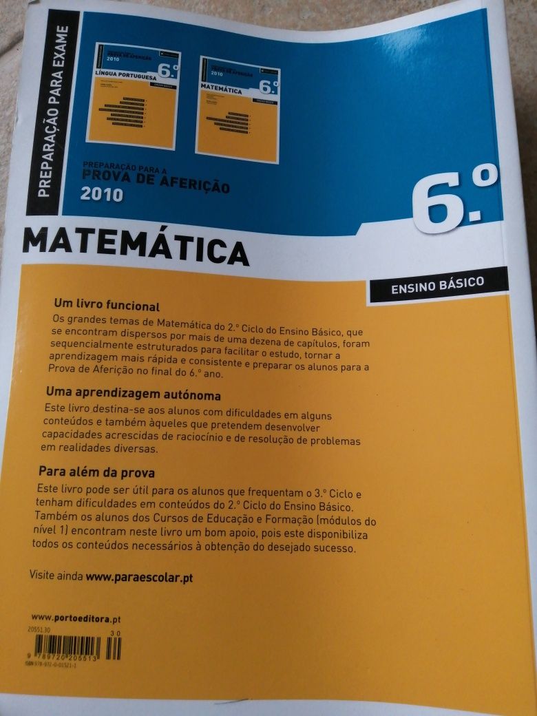 Livro exercício Matemática 6o ano Porto Editora