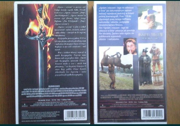 Ogniem i mieczem - film na kasetach VHS + kulisy