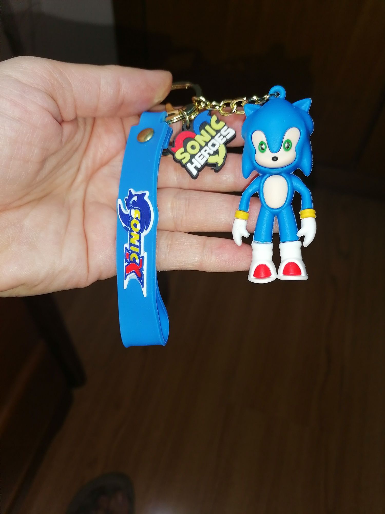 Sonic Patch mais Porta-chaves 3D