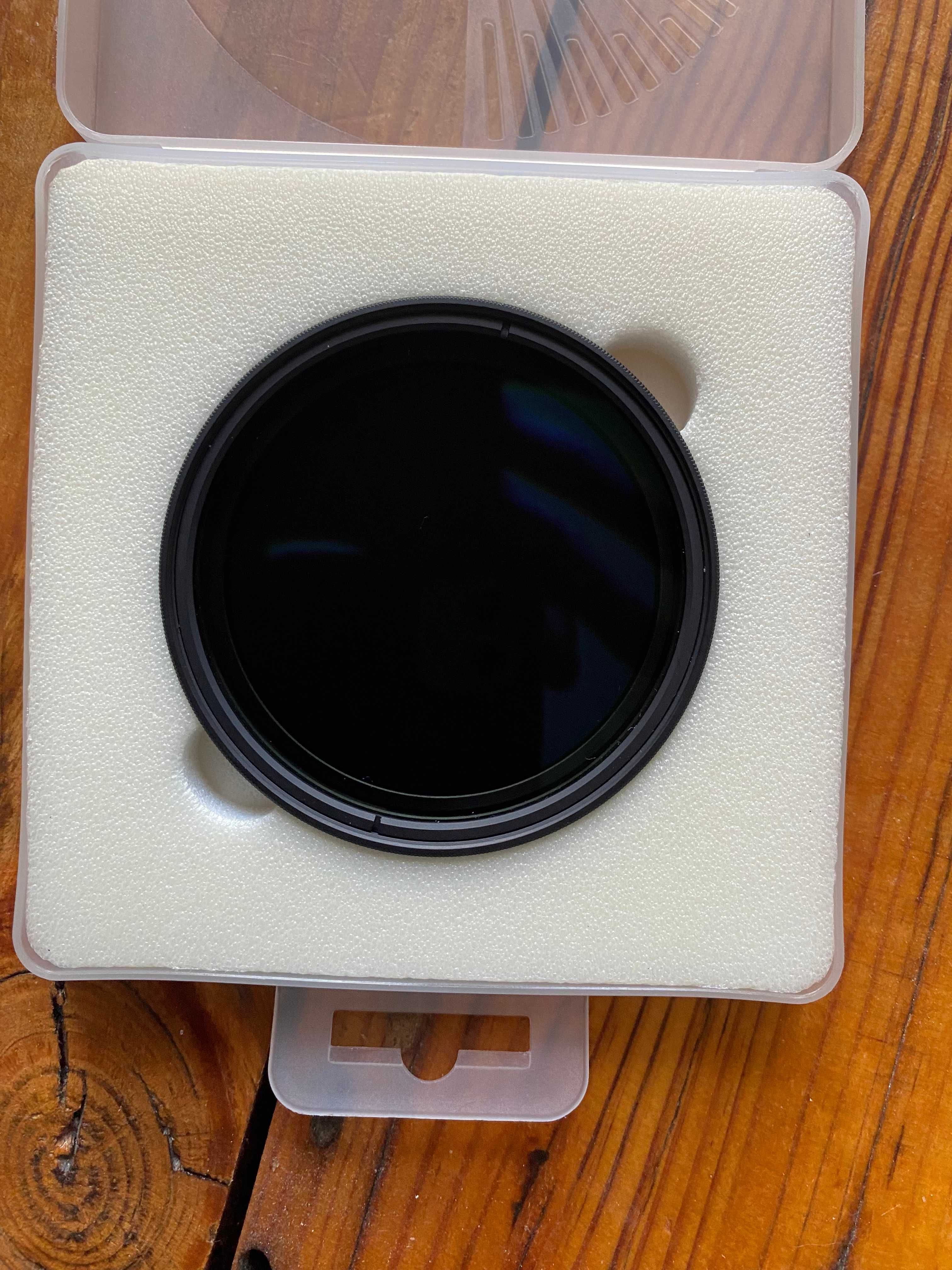 K&F Filtr ND 62mm REGULOWANY szary FADER ND8-ND2000