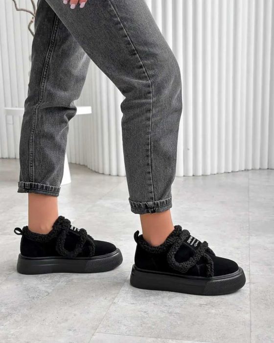 Зимові черевики натур замш зимние криперы, зимние ботинки тедди 36-41р