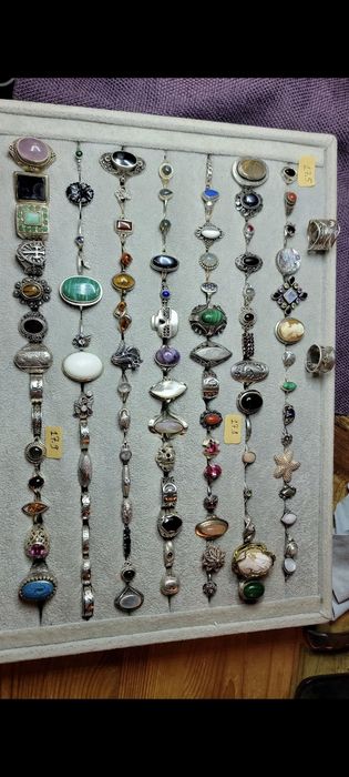 Срібні вінтажні каблучки перстні серебряные кольца