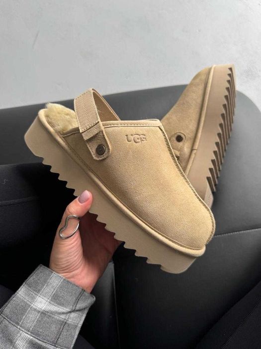 Жіночі зимові уггі UGG Lo Lowmel Sneaker Cream (бежеві) ugg-0122