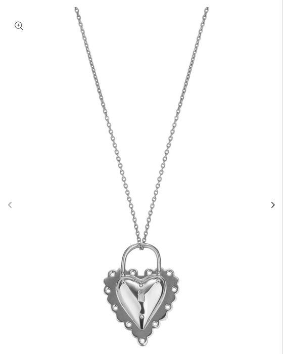 Gunia Підвіс Відкрите серце срібло