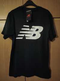 Nowa koszulka NB New Balance t-shirt męski M czarna męska