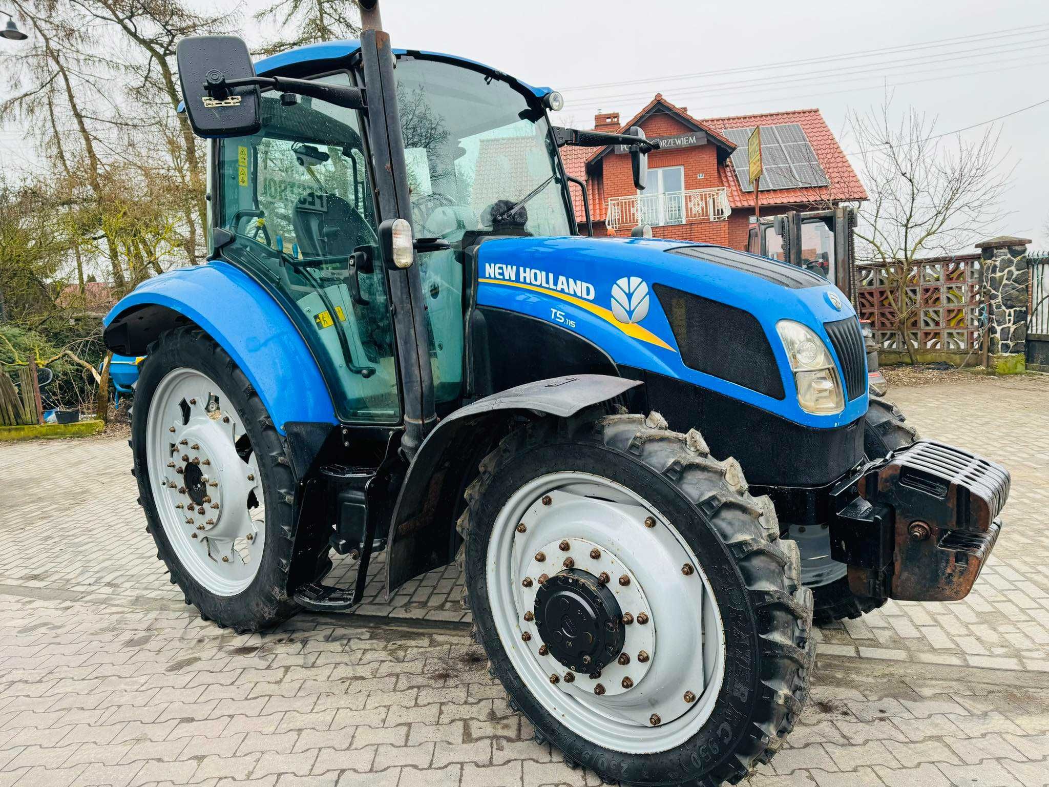 New Holland T5.115! 2014 ROK! DWA KOMPLETY KÓŁ! Zobacz! td5, TANIO!