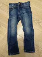 Jeansy skinny fit 92 h&m regulowane w pasie