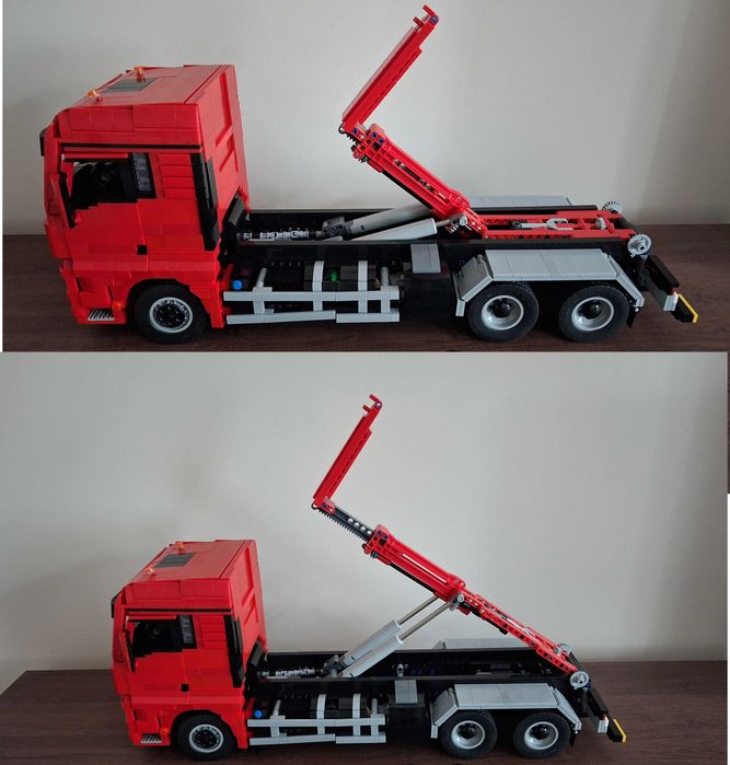klocki zdalnie sterowany man tgx hakowiec; jak lego cada mould king