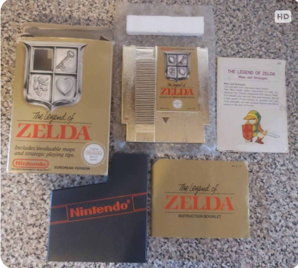 Zelda Nintendo Nes Completo e Tudo Original.