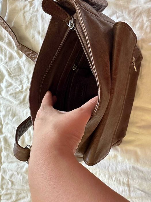 Сумка  шкіряна кросбоді Nika