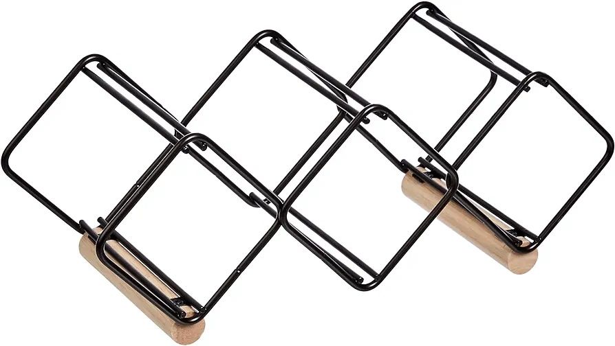 Stojak na wino metalowy