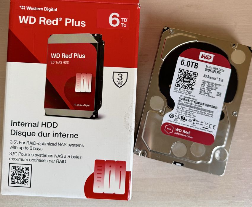 Жорсткий диск NAS HDD SATA 6.0TB WD Red Plus